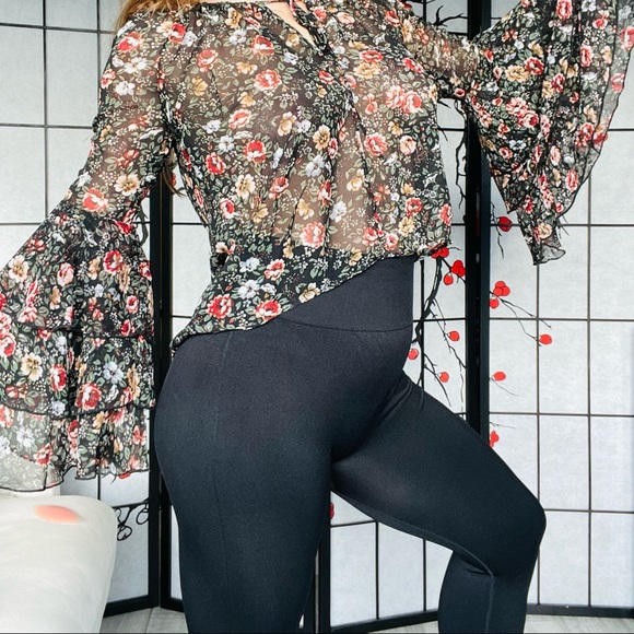 Heattech x WalkPOP Black Elastic Classic Sport Leggings Tights Pantyhose 1X - Picture 13 of 17